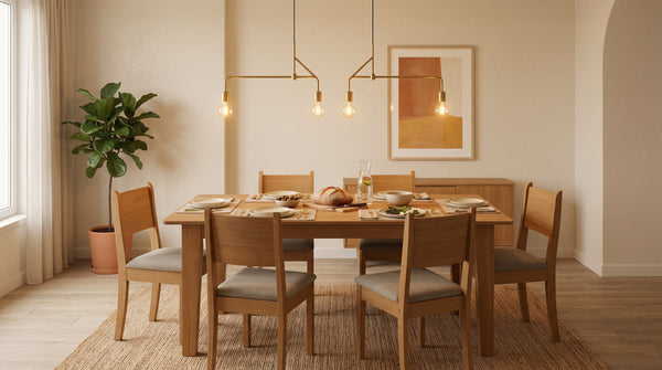 Juego de comedor 6 sillas: 3 estilos para decorar tu espacio