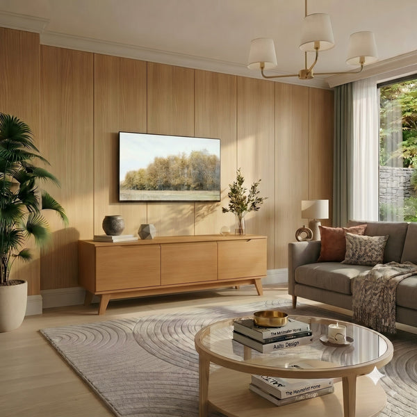 Cómo decorar un living pequeño con muebles de TV modernos