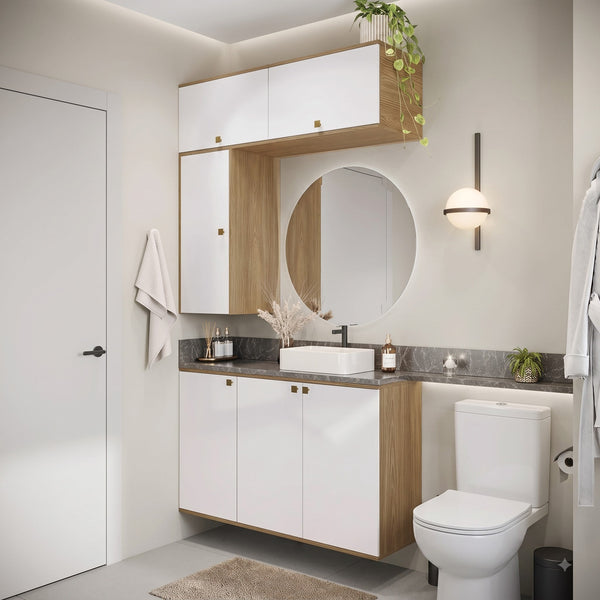 Cómo organizar el vanitory para baño para crear tu momento de bienestar