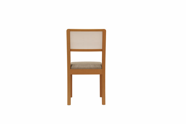 Comedor 120cm 4 Sillas Madera Maciza Kappesberg Roble/Fendi