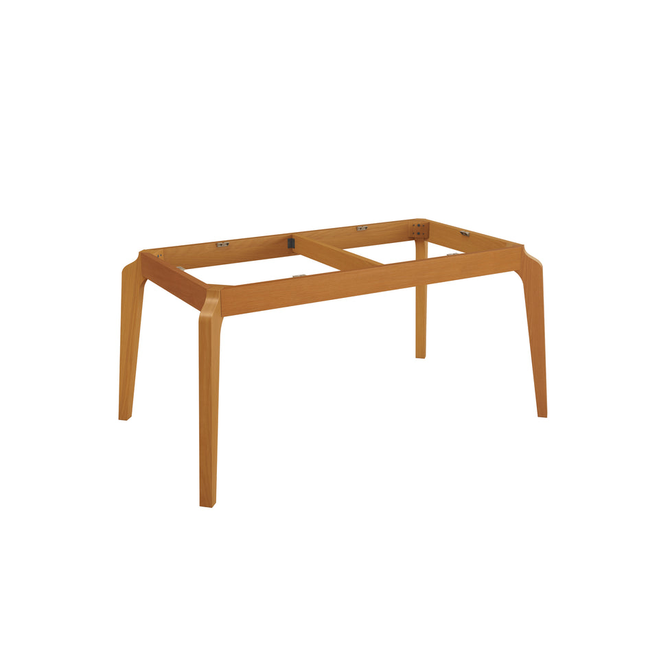 Mesa Comedor 160cm Madera Maciza Kappesberg Roble/Off White