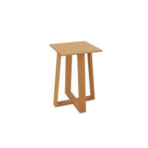 Mesa Comedor 120cm Madera Maciza Kappesberg Roble/Off White