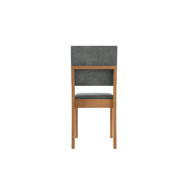 Juego Comedor Kappesberg 1.2m con 4 Sillas Luna Canela/Gris