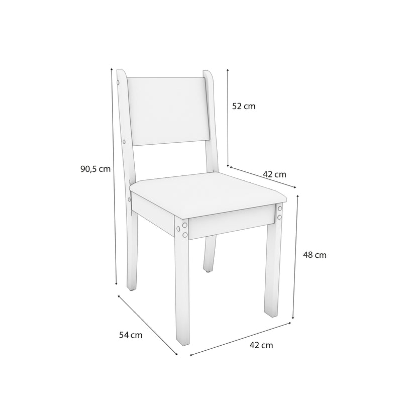 Juego Comedor Kappesberg 1.6m con 6 Sillas Cora Canela/Beige