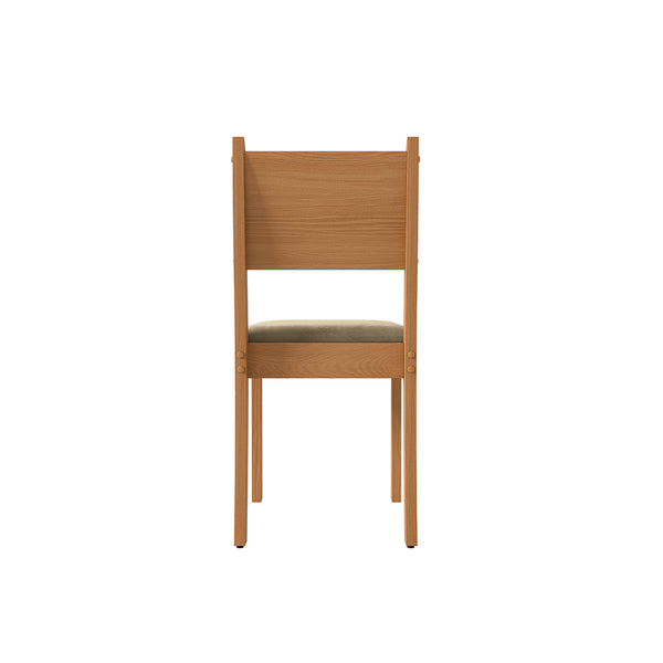 Juego Comedor Kappesberg 1.6m con 6 Sillas Cora Canela/Beige