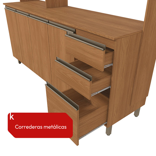Cocina Integral Kappesberg Luna 192.5cm Canela