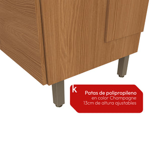 Cocina Integral Kappesberg Luna 192.5cm Canela