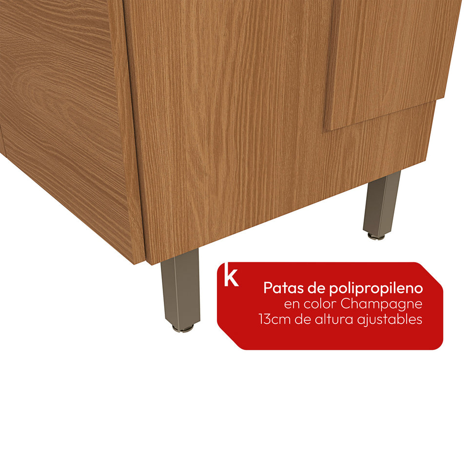 Cocina Integral Kappesberg Luna 192.5cm Canela
