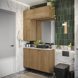 Vanitory Baño Kappesberg 120cm MDF Marrón