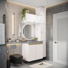 Vanitory Baño Kappesberg 116cm MDF Con Aéreos Blanco