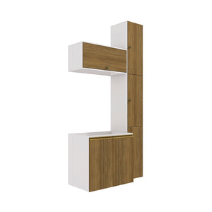 Vanitory Baño Kappesberg 116cm MDF Blanco y Marrón