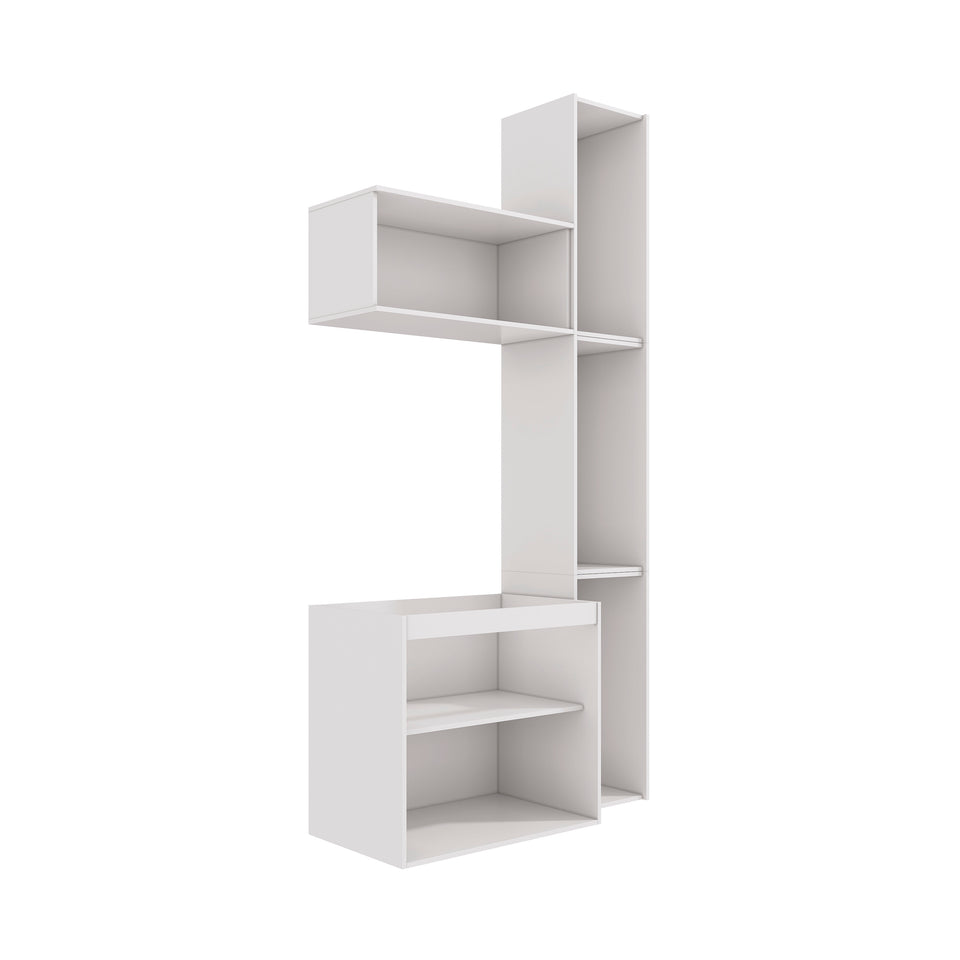 Vanitory Baño Kappesberg 116cm MDF Blanco y Marrón