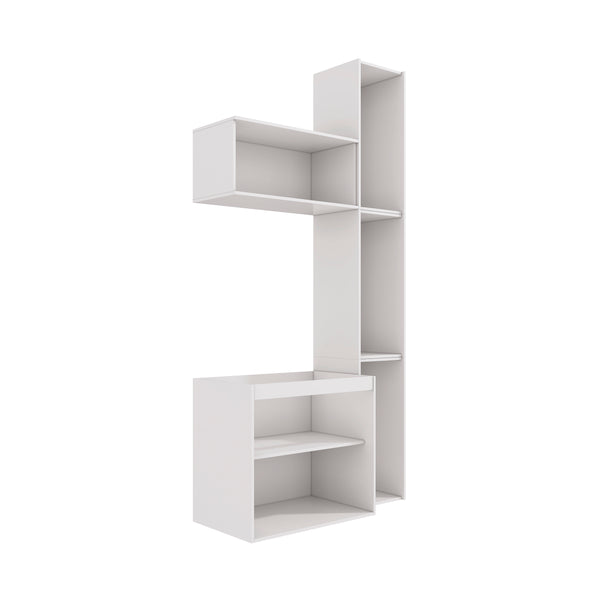 Vanitory Baño Kappesberg 116cm MDF Blanco y Verde