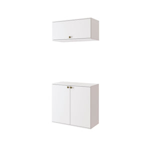 Vanitory Baño Kappesberg 80cm MDF Con Aéreos Blanco