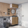 Vanitory Baño Kappesberg 80cm MDF Blanco y Marrón