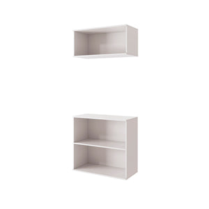 Vanitory Baño Kappesberg 80cm MDF Blanco y Verde