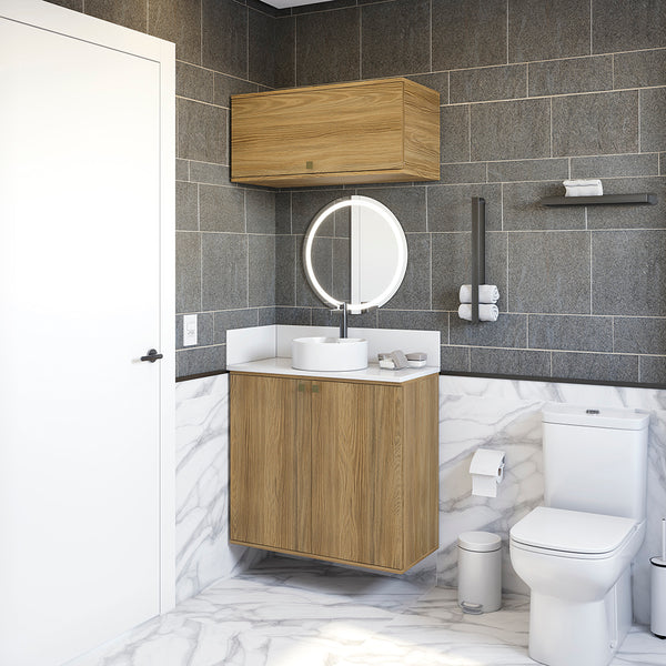 Vanitory Baño Kappesberg 80cm MDF Marrón