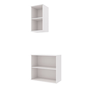 Vanitory Baño Kappesberg 80cm MDF Blanco y Marrón
