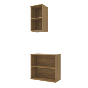 Vanitory Baño Kappesberg 80cm MDF Marrón y Blanco