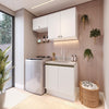 Lavadero Kappesberg 140cm MDF Con Aéreos Blanco