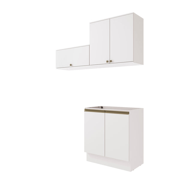 Lavadero Kappesberg 160cm MDF Con Aéreos Blanco