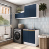 Lavadero Kappesberg 160cm MDF Con Aéreos Blanco y Azul