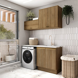 Lavadero Kappesberg 160cm MDF Con Aéreos Marrón