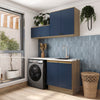 Lavadero Kappesberg 160cm MDF Con Aéreos Marrón y Azul