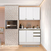 Alacena Cocina Kappesberg 120cm MDF 5 Puertas Blanco