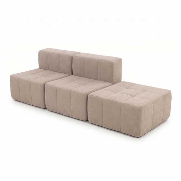 Sofá Modular 3 Piezas 258cm Kappesberg Capuccino