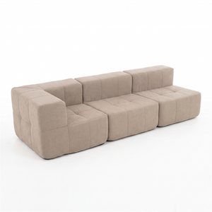 Sofá Modular 3 Piezas 256cm Kappesberg Capuccino