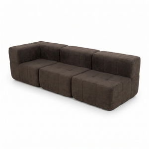 Sofá Modular 3 Piezas 256cm Kappesberg Chocolate