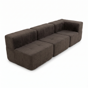 Sofá Modular 3 Piezas 256cm Kappesberg Chocolate