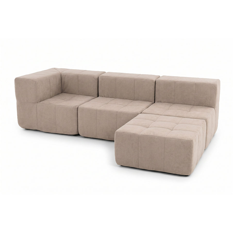 Sofá Modular 4 Piezas 340cm Kappesberg Capuccino