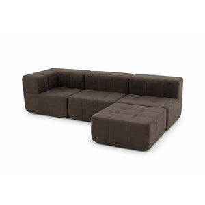 Sofá Modular 4 Piezas 340cm Kappesberg Chocolate