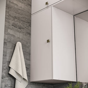 Vanitory Baño Kappesberg 120cm MDF Con Aéreos Blanco