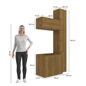Vanitory Baño Kappesberg 116cm MDF Marrón