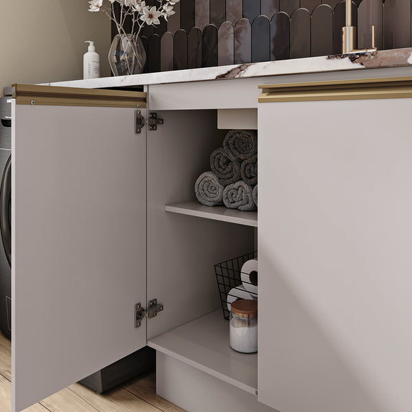 Lavadero Kappesberg 160cm MDF Con Aéreos Blanco