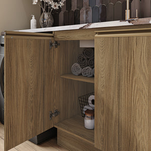 Lavadero Kappesberg 160cm MDF Con Aéreos Marrón