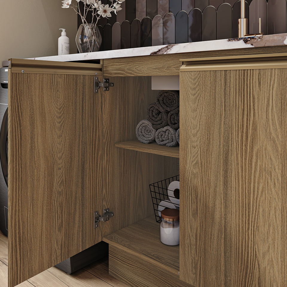 Lavadero Kappesberg 160cm MDF Con Aéreos Marrón
