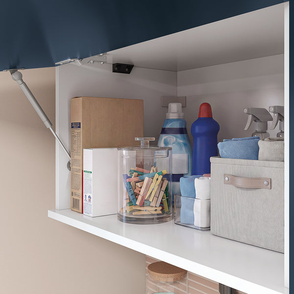 Lavadero Kappesberg 140cm MDF Con Aéreos Blanco y Azul