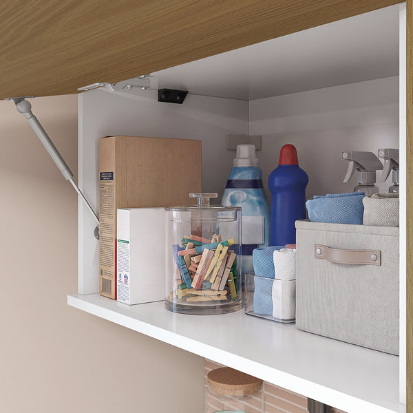 Lavadero Kappesberg 140cm MDF Con Aéreos Blanco y Marrón