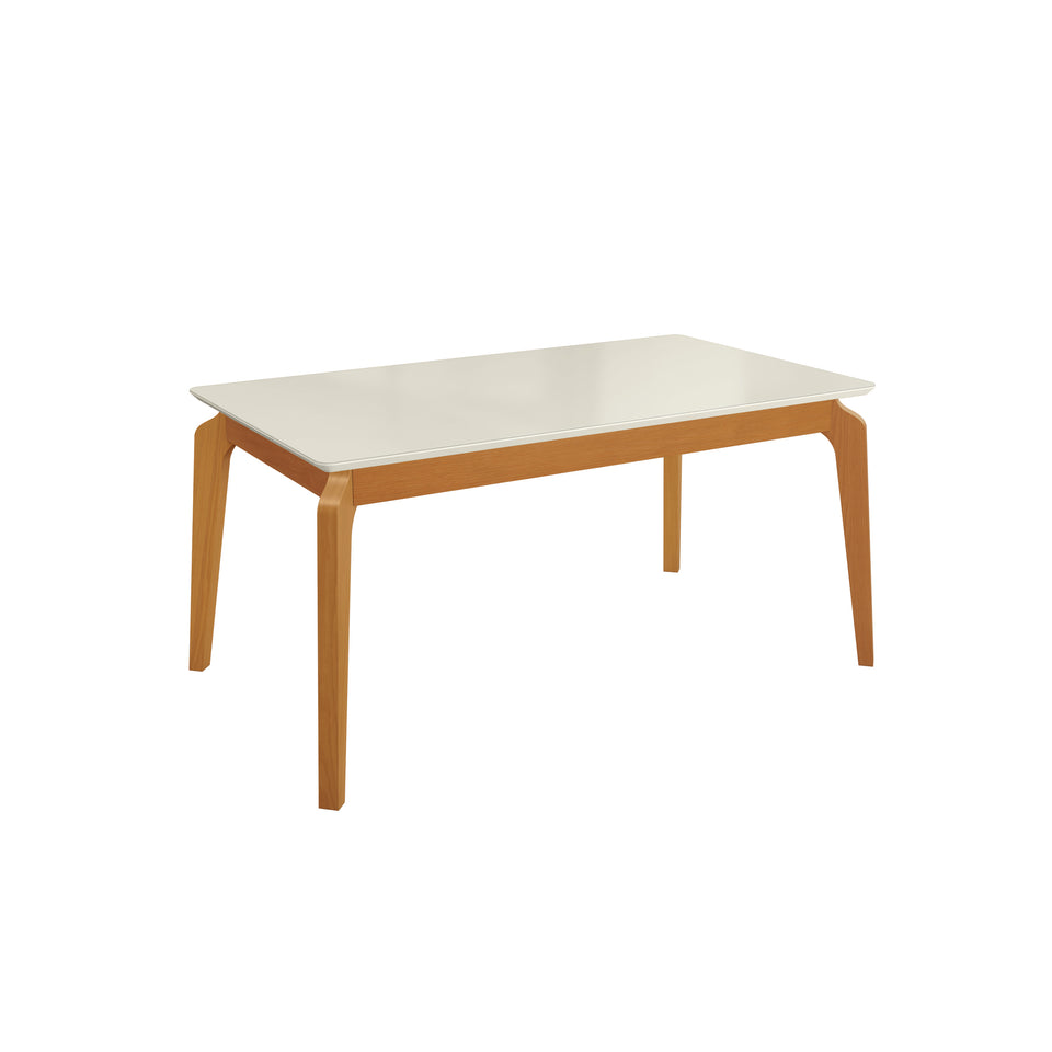 Comedor 160cm 4 Sillas Madera Maciza Kappesberg Roble/Fendi