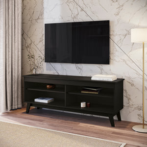 Rack TV 65" 150cm con Estantes Kappesberg Negro