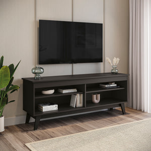 Rack TV 65" 150cm con Estantes Kappesberg Negro