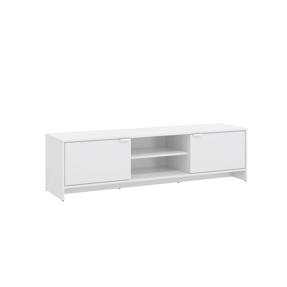 Rack TV 65" 150cm 2 Puertas Kappesberg Blanco
