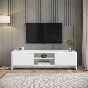 Rack TV 65" 150cm 2 Puertas Kappesberg Blanco
