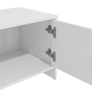 Rack TV 65" 150cm 2 Puertas Kappesberg Blanco