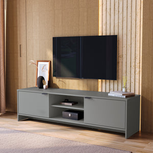 Rack TV 65" 150cm 2 Puertas Kappesberg Gris