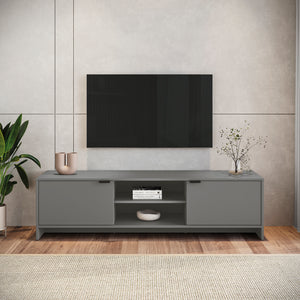 Rack TV 65" 150cm 2 Puertas Kappesberg Gris